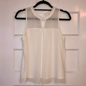 White tank blouse perfect for work!